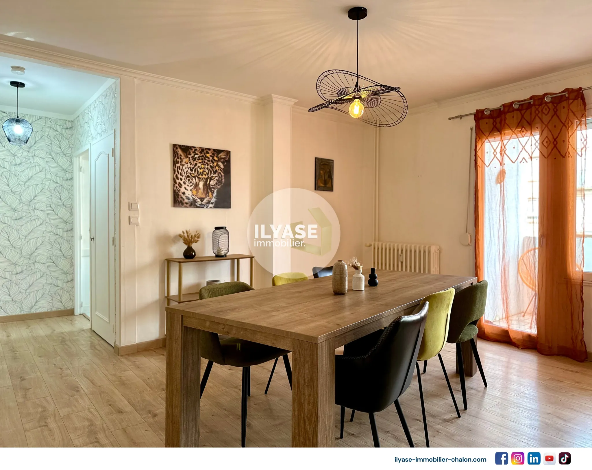 Appartement T4 de 80 m² avec balcon à Chalon-sur-Saône 