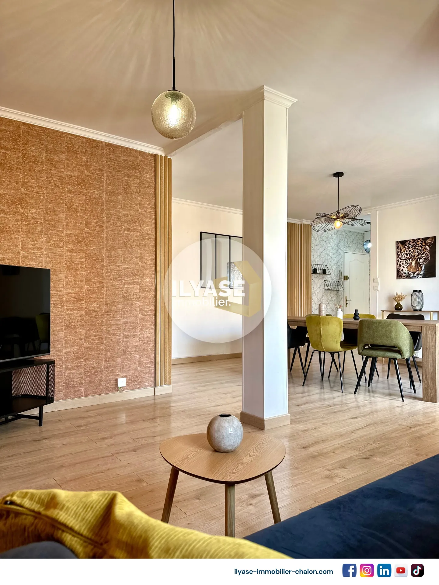 Appartement T4 de 80 m² avec balcon à Chalon-sur-Saône 