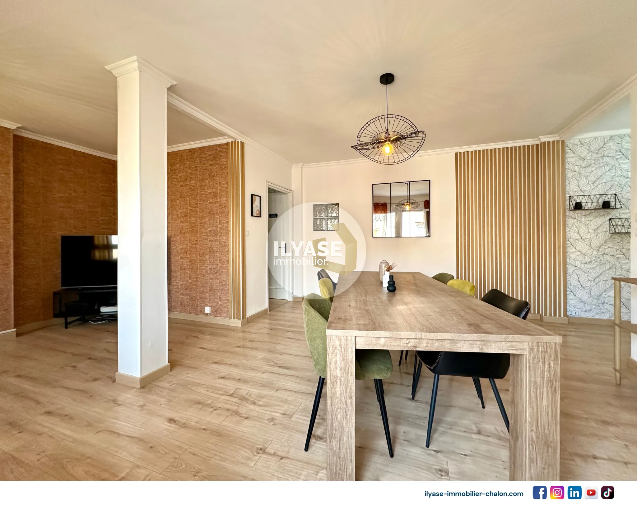 Appartement T4 de 80 m² avec balcon à Chalon-sur-Saône 