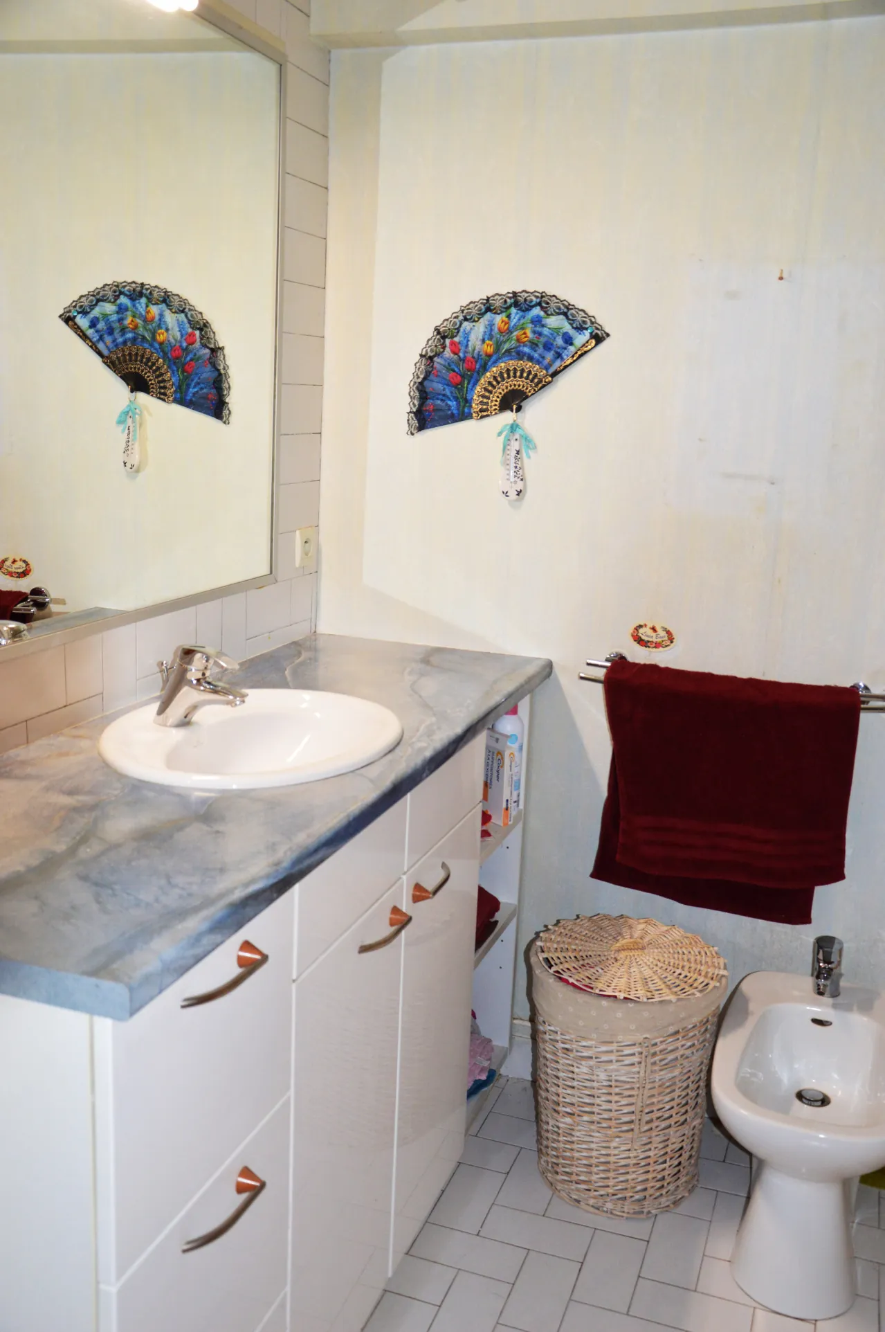 Spacieux appartement T3 traversant de 88 m² à Grenoble, avec cave et balcon 