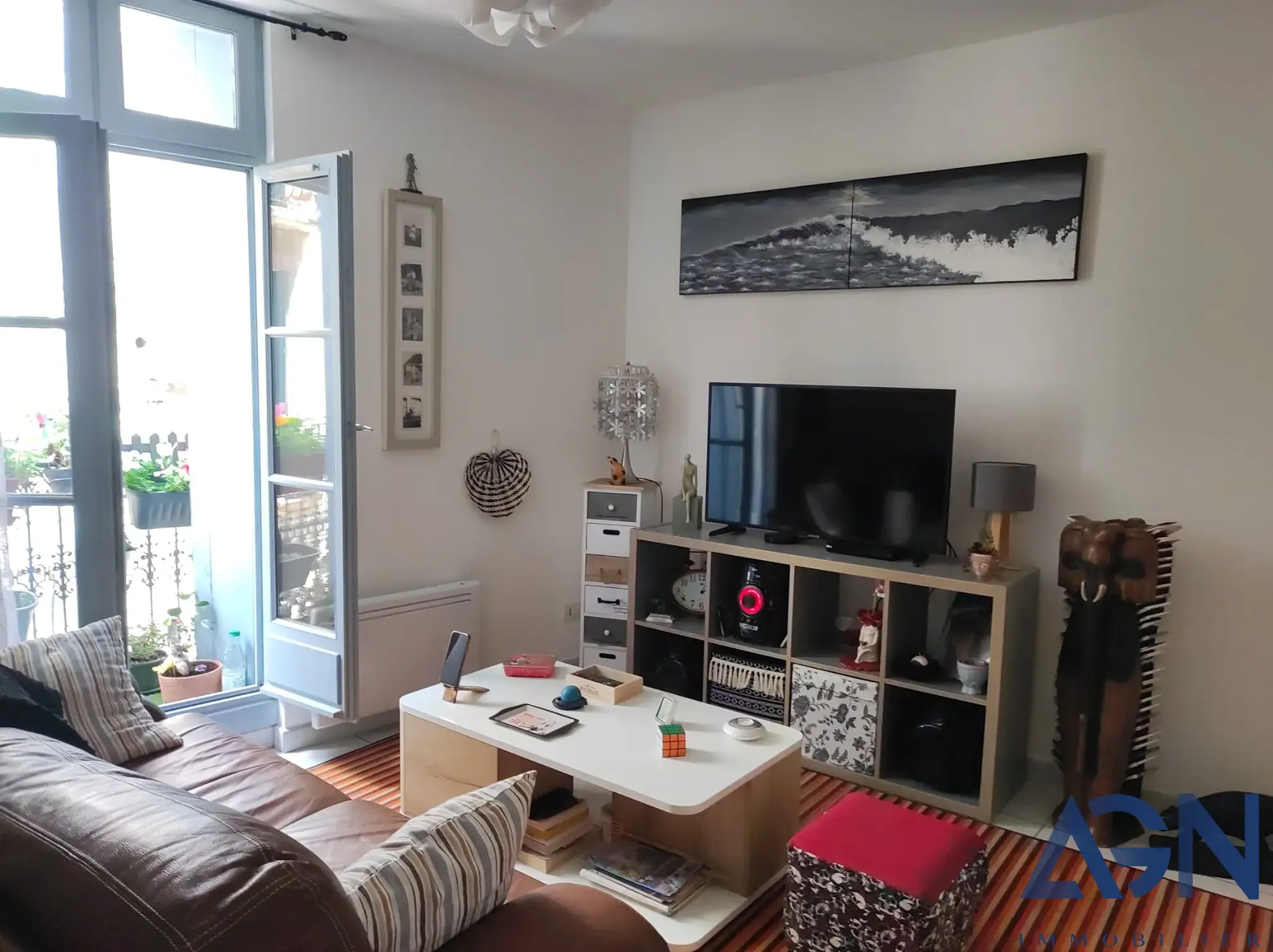 Immeuble de 120 m² à vendre à Agde avec 3 appartements loués et garage