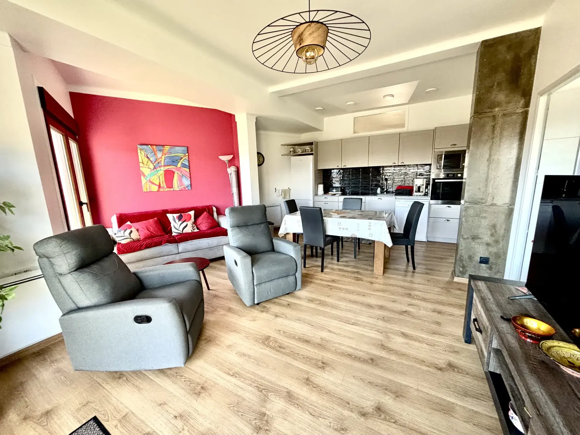 Appartement T3 rénové avec jardin à Égat, proche Font-Romeu