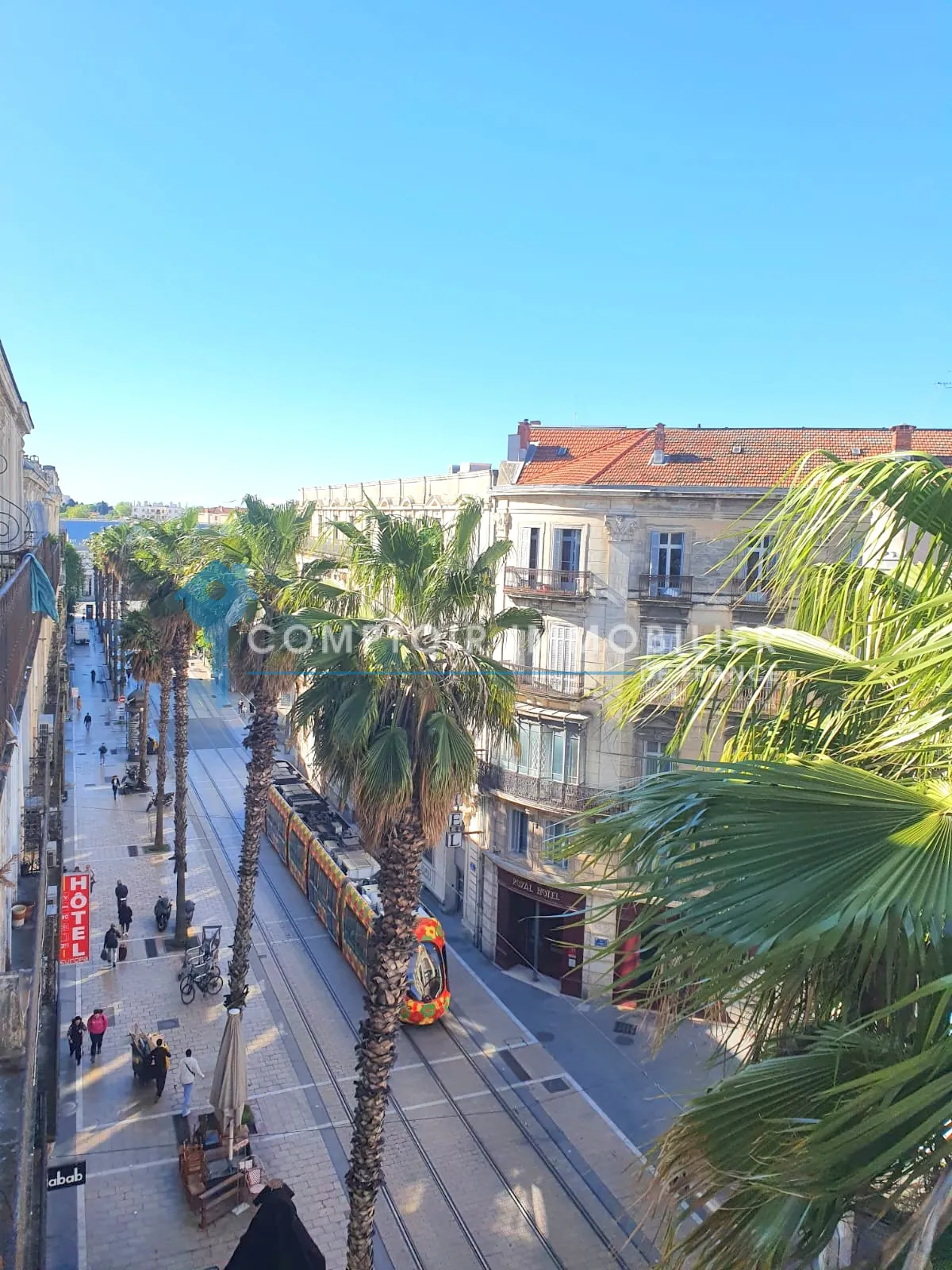 Appartement F5 de 112 m² avec charme ancien à Montpellier - Dernier étage avec cave