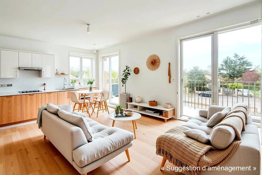 Appartement à vendre à Saint-Alban - 3 pièces lumineux avec terrasse et parking proche de Toulouse 