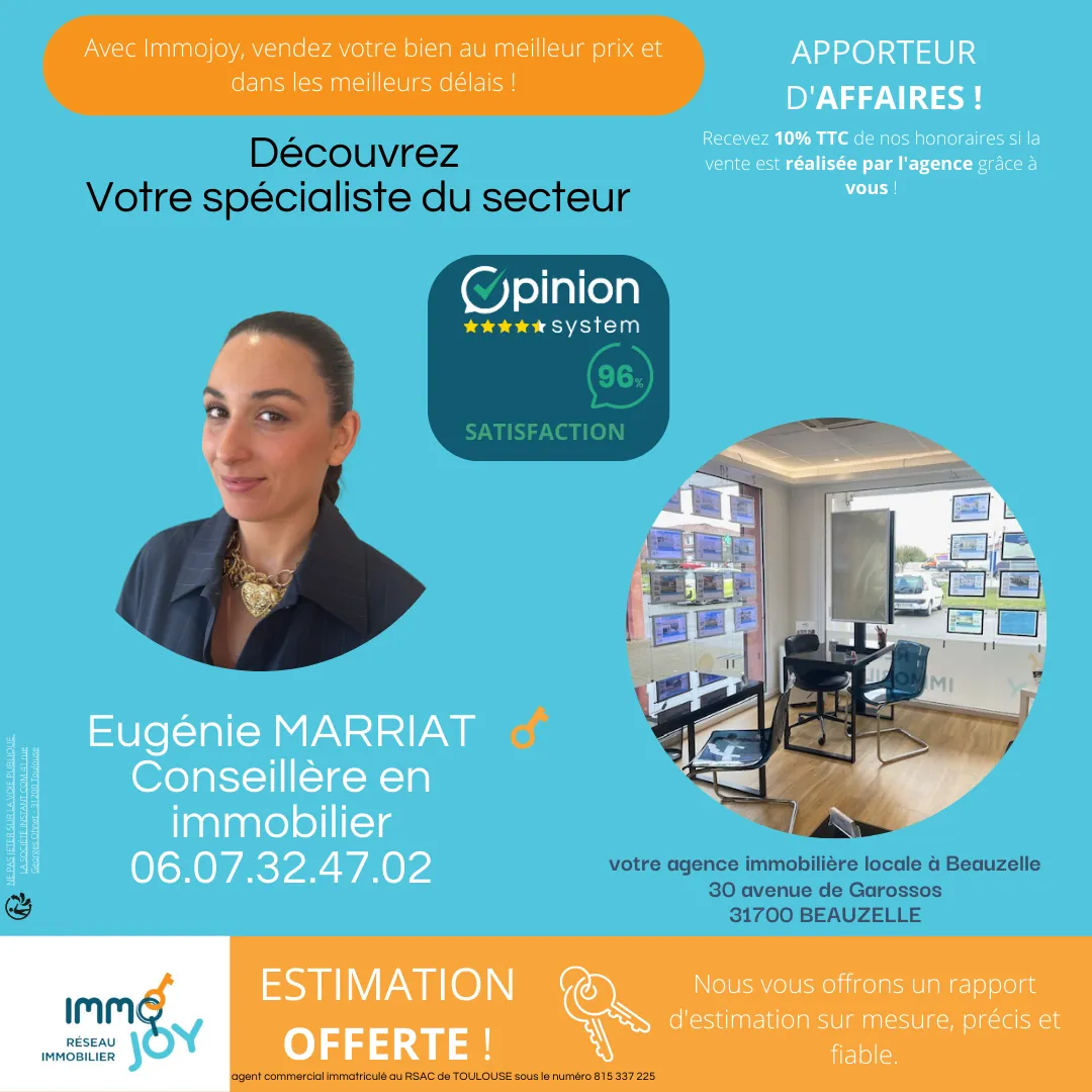 Appartement à vendre à Saint-Alban - 3 pièces lumineux avec terrasse et parking proche de Toulouse 