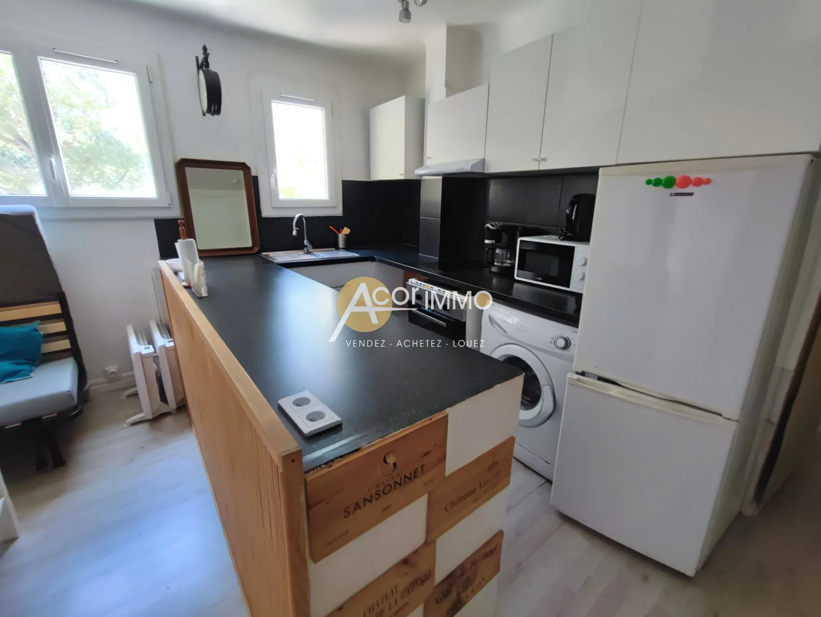 Appartement T1 bis à La Seyne Sur Mer, proximité plage, 36 m², meublé 