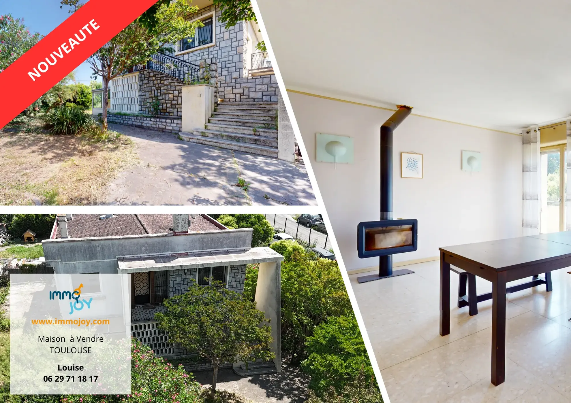 Maison à vendre à Toulouse - Spacieuse, lumineuse et à rénover avec potentiel