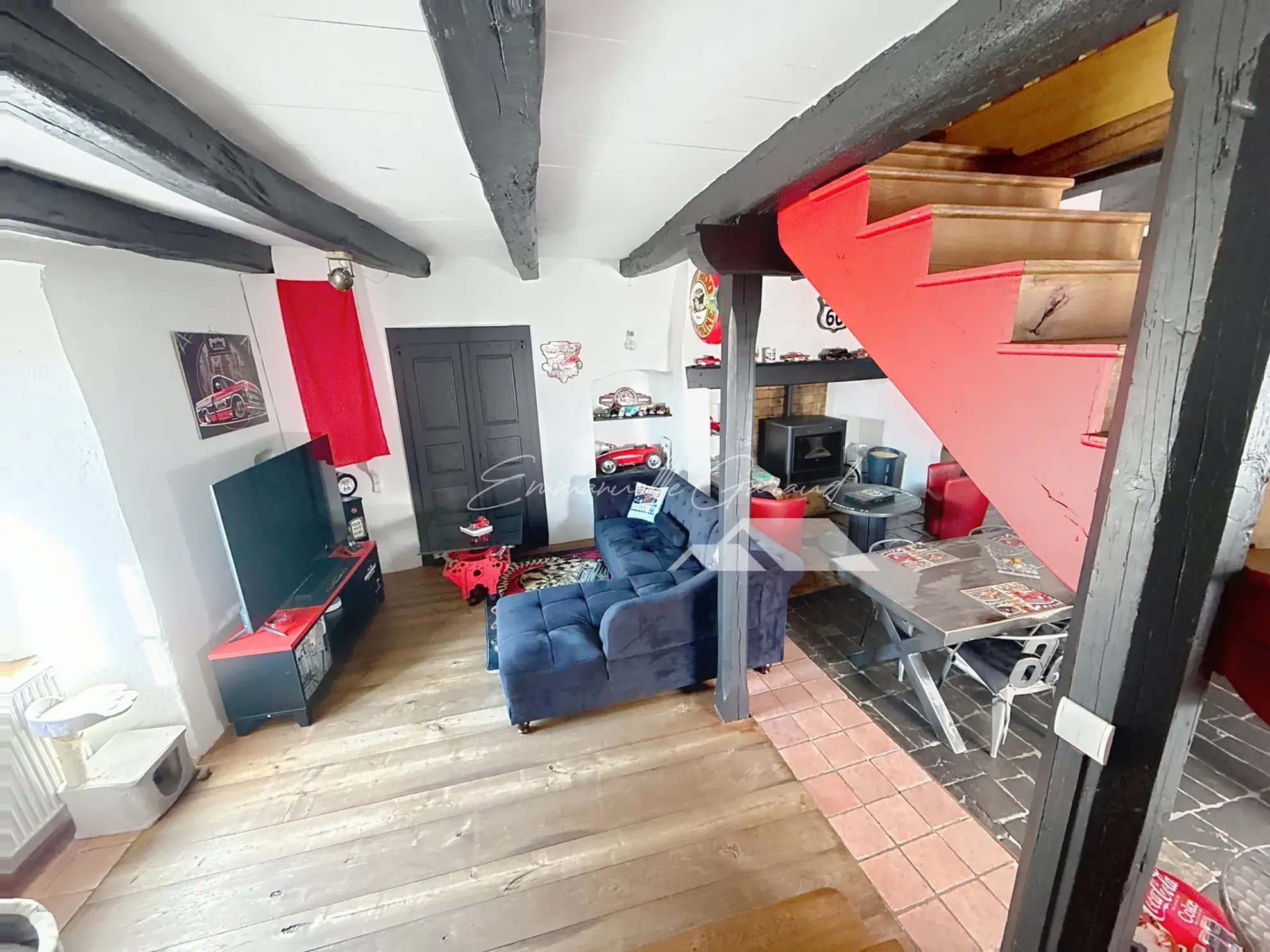 Maison de village à Paulhe avec grand garage, cave et toiture révisée 