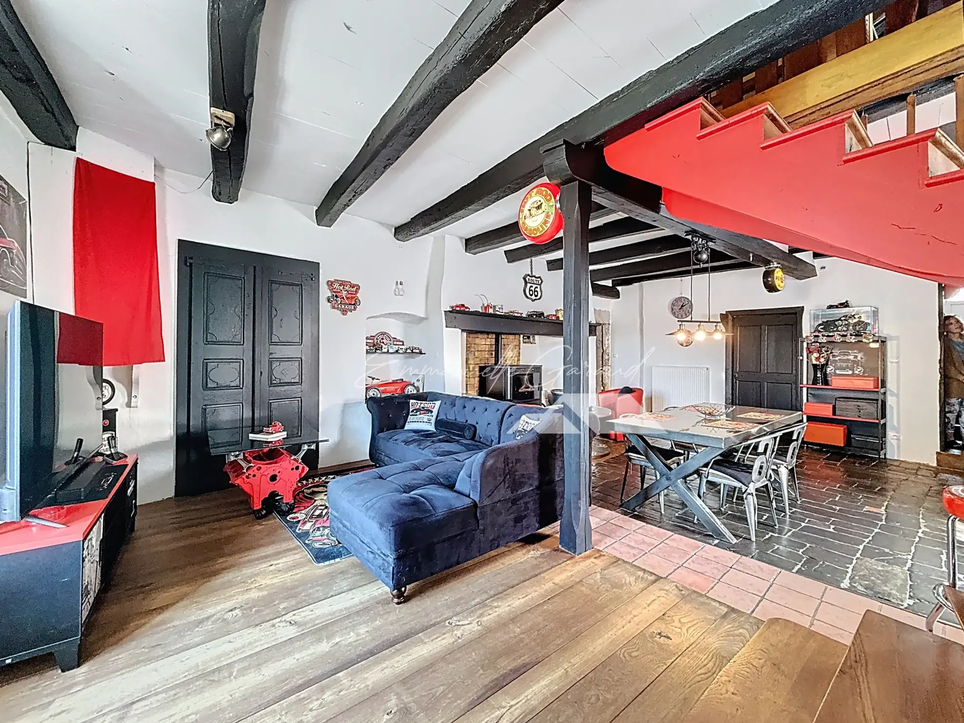 Maison de village à Paulhe avec grand garage, cave et toiture révisée 