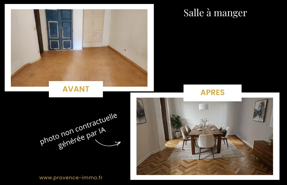Appartement T2 à rénover avec fort potentiel au centre de Digne-les-Bains 