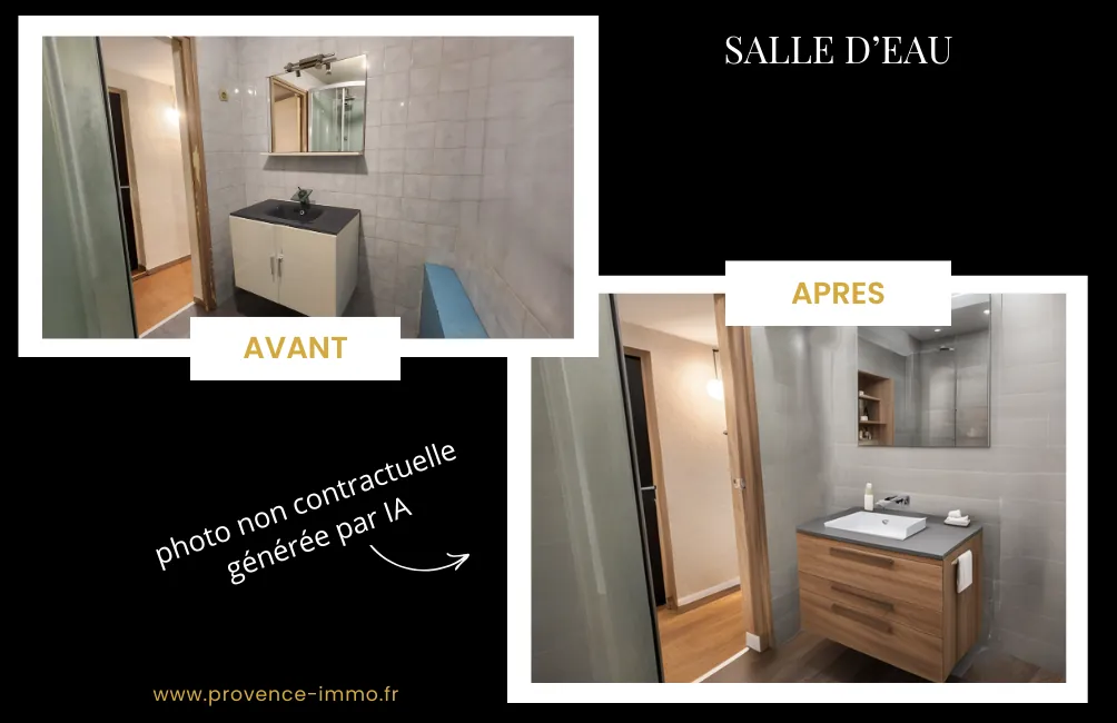 Appartement T2 à rénover avec fort potentiel au centre de Digne-les-Bains 