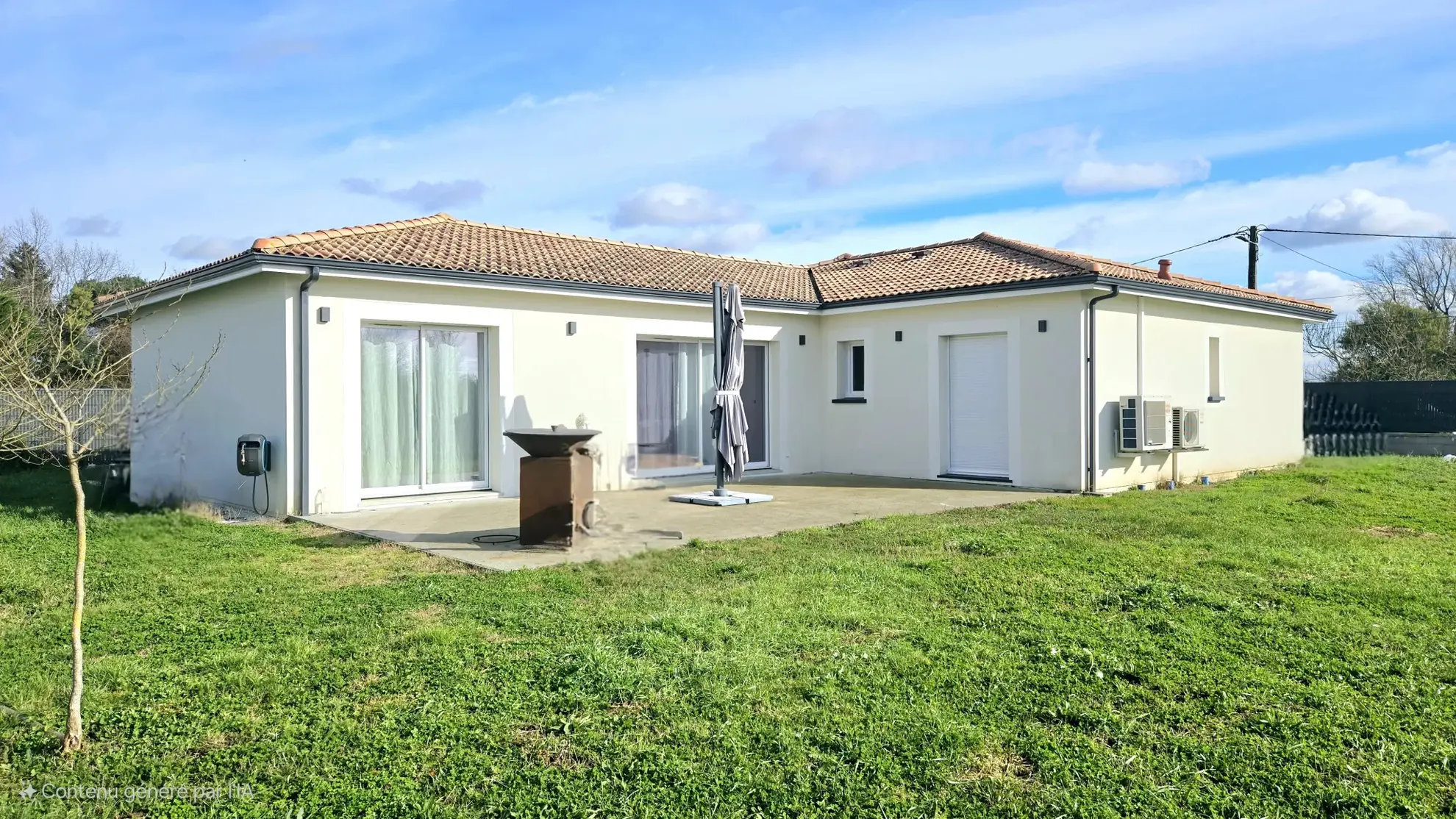 Maison moderne de 2020 avec terrain clos à Sainte-Magne-de-Castillon