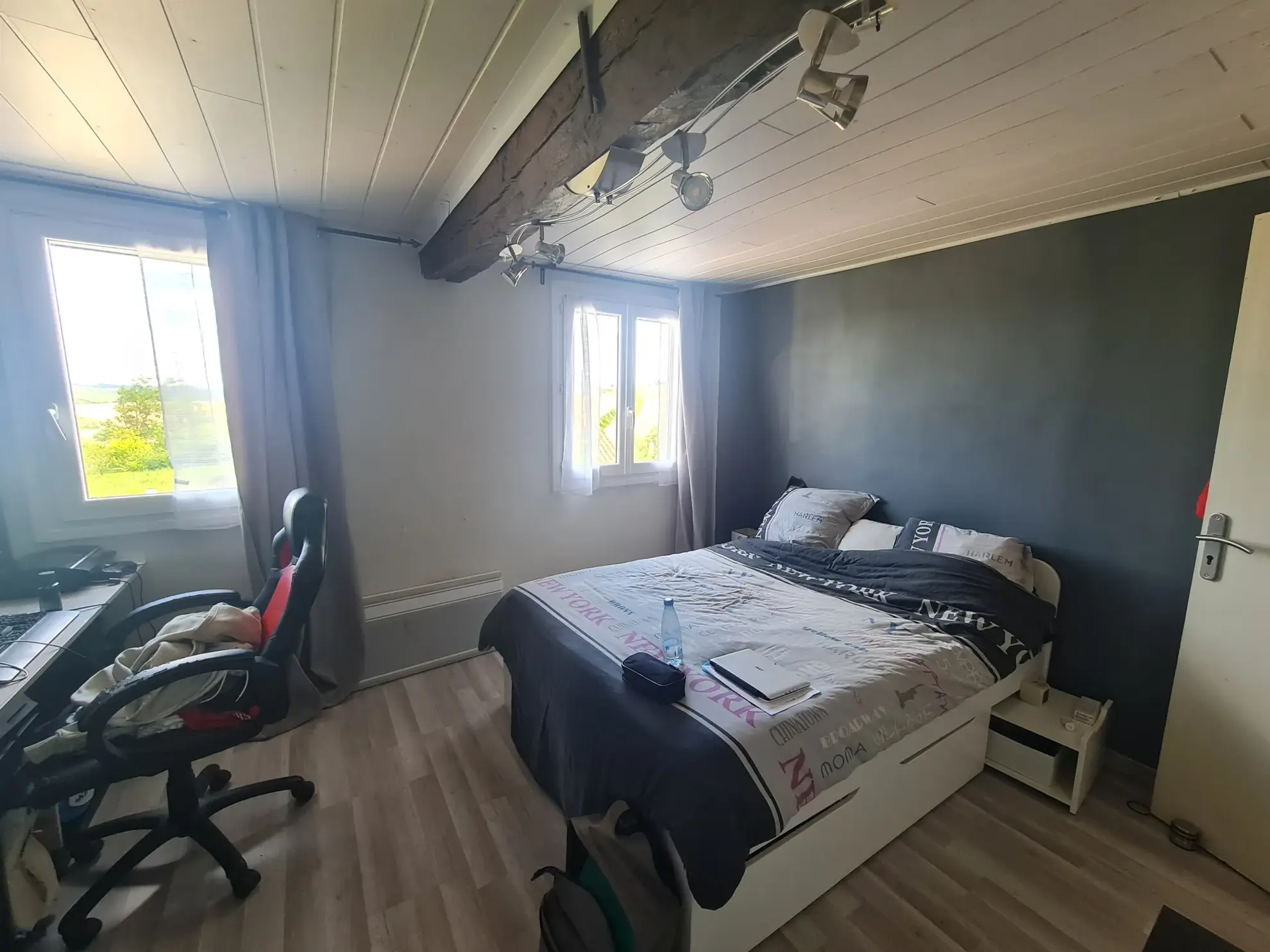 Maison de campagne avec piscine à Lézat-sur-Lèze – Vue dominante et terrain de 6500 m² 