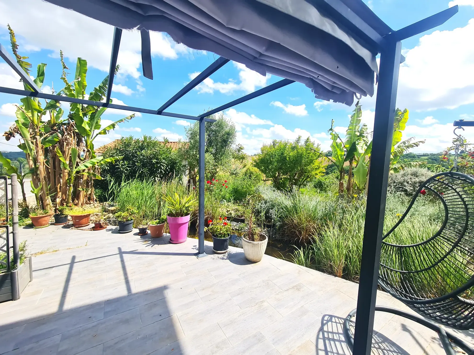 Maison de campagne avec piscine à Lézat-sur-Lèze – Vue dominante et terrain de 6500 m² 