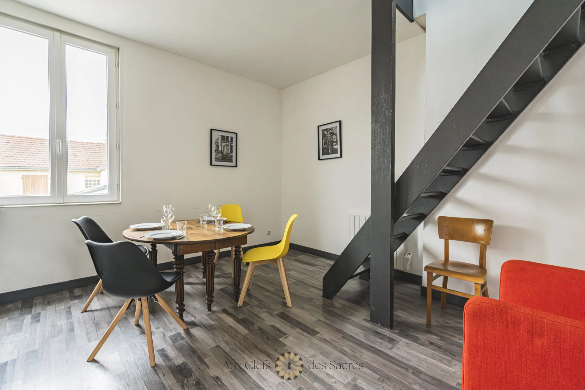 Appartement duplex lumineux de 3 pièces à Reims, proche commerces et écoles 