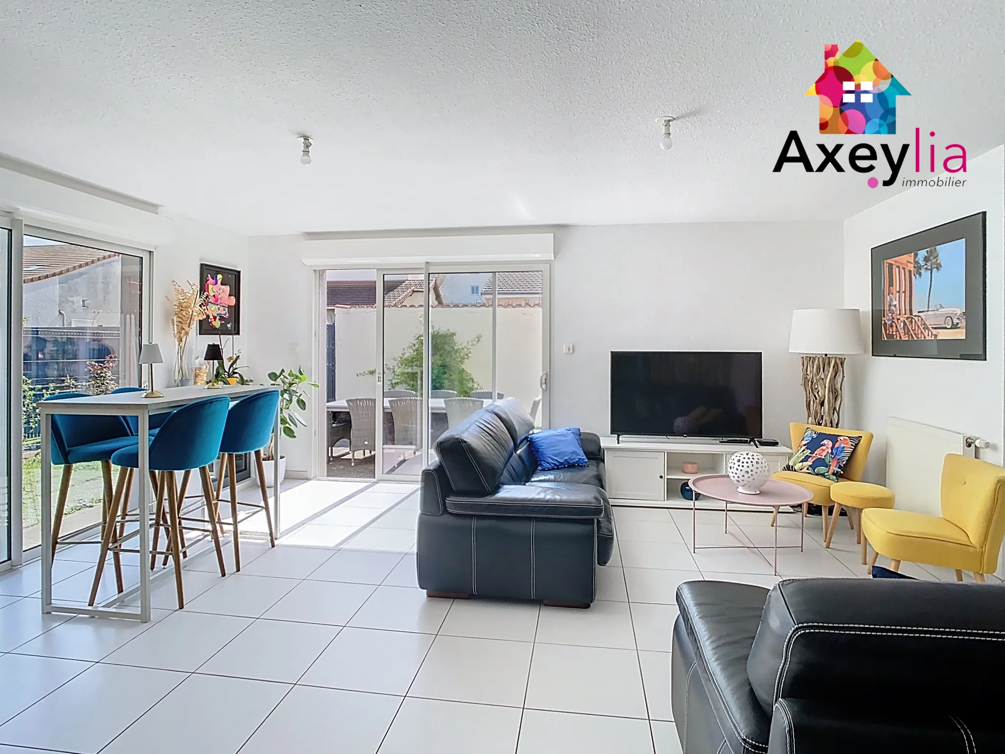 Maison de plain-pied à Roanne proche centre-ville, 3 chambres, terrasse, garage, construction 2015 