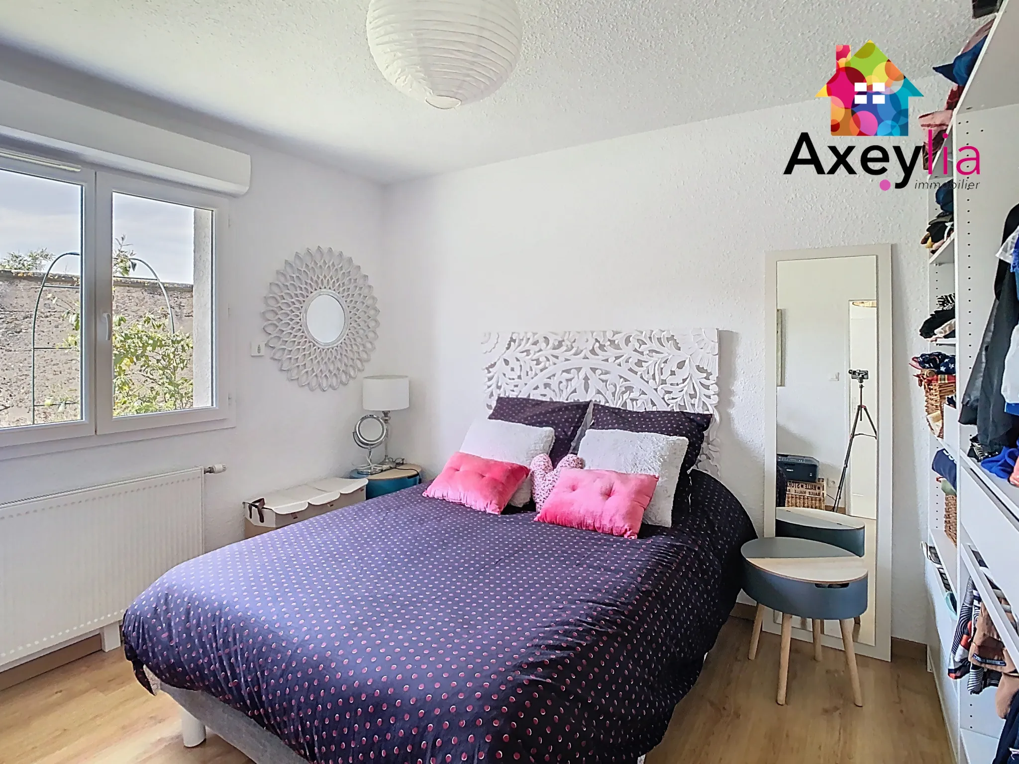 Maison de plain-pied à Roanne proche centre-ville, 3 chambres, terrasse, garage, construction 2015 