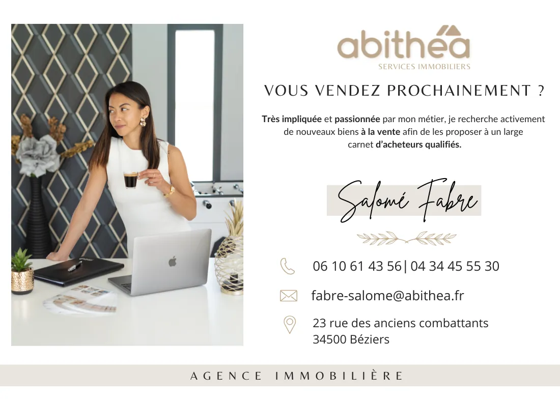 Maison de caractère avec jardin et garage à Murviel-lès-Béziers 