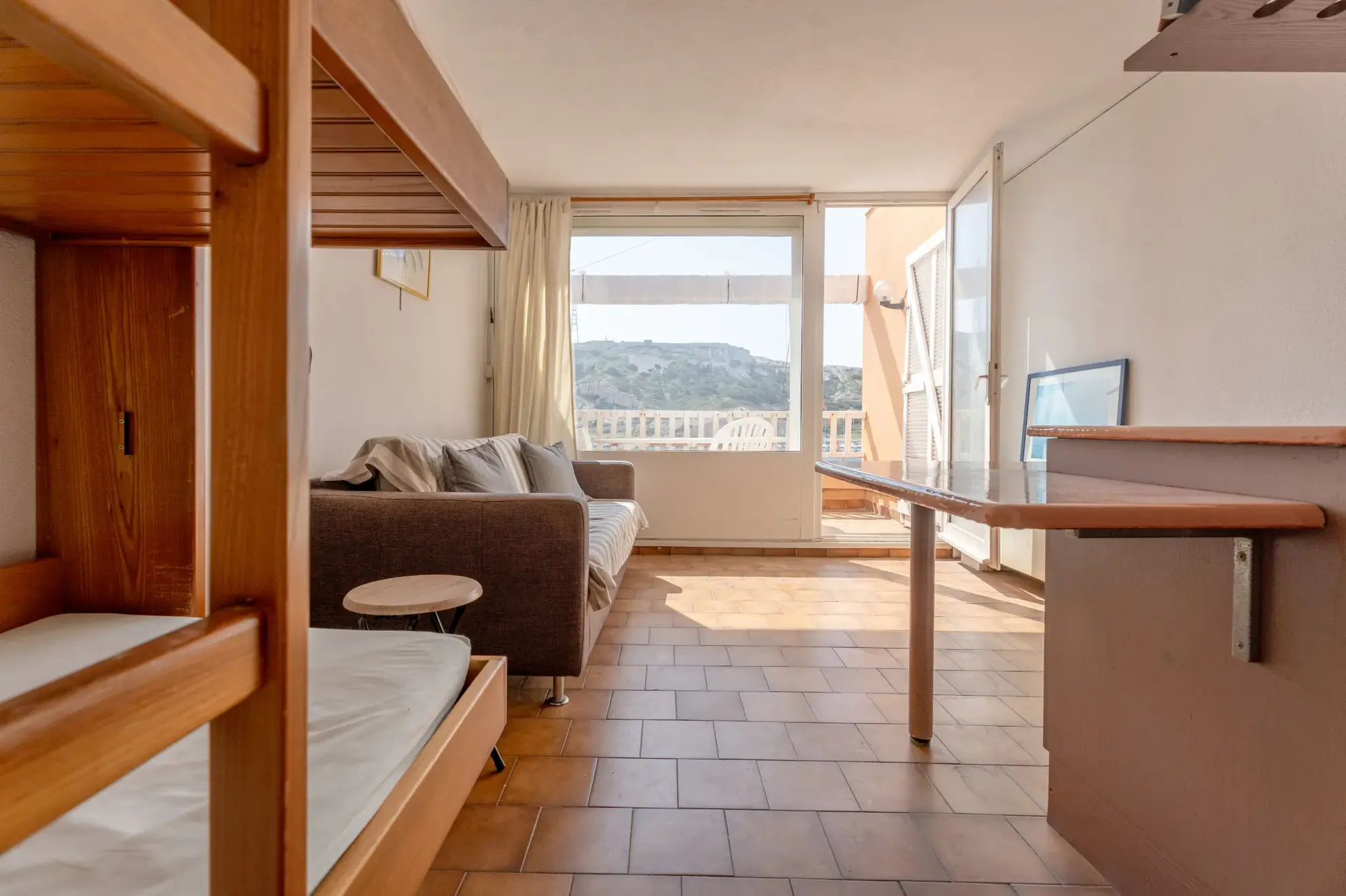 Charmant studio avec terrasse vue mer sur l'île du Frioul, Marseille 