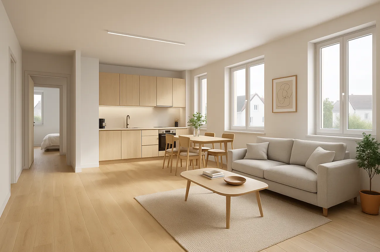 Appartement T3 neuf avec parking et cave à Berck, proche mer