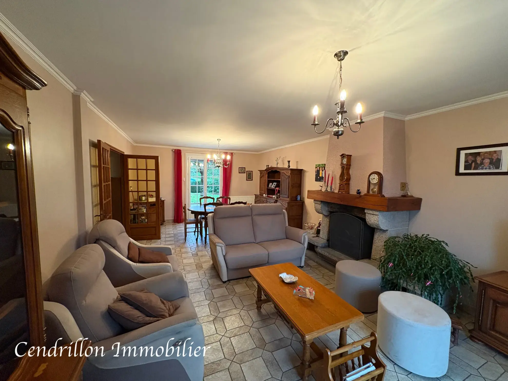 Maison de plain-pied avec 4 chambres, sous-sol et grand terrain à Masbaraud-Mérignat 