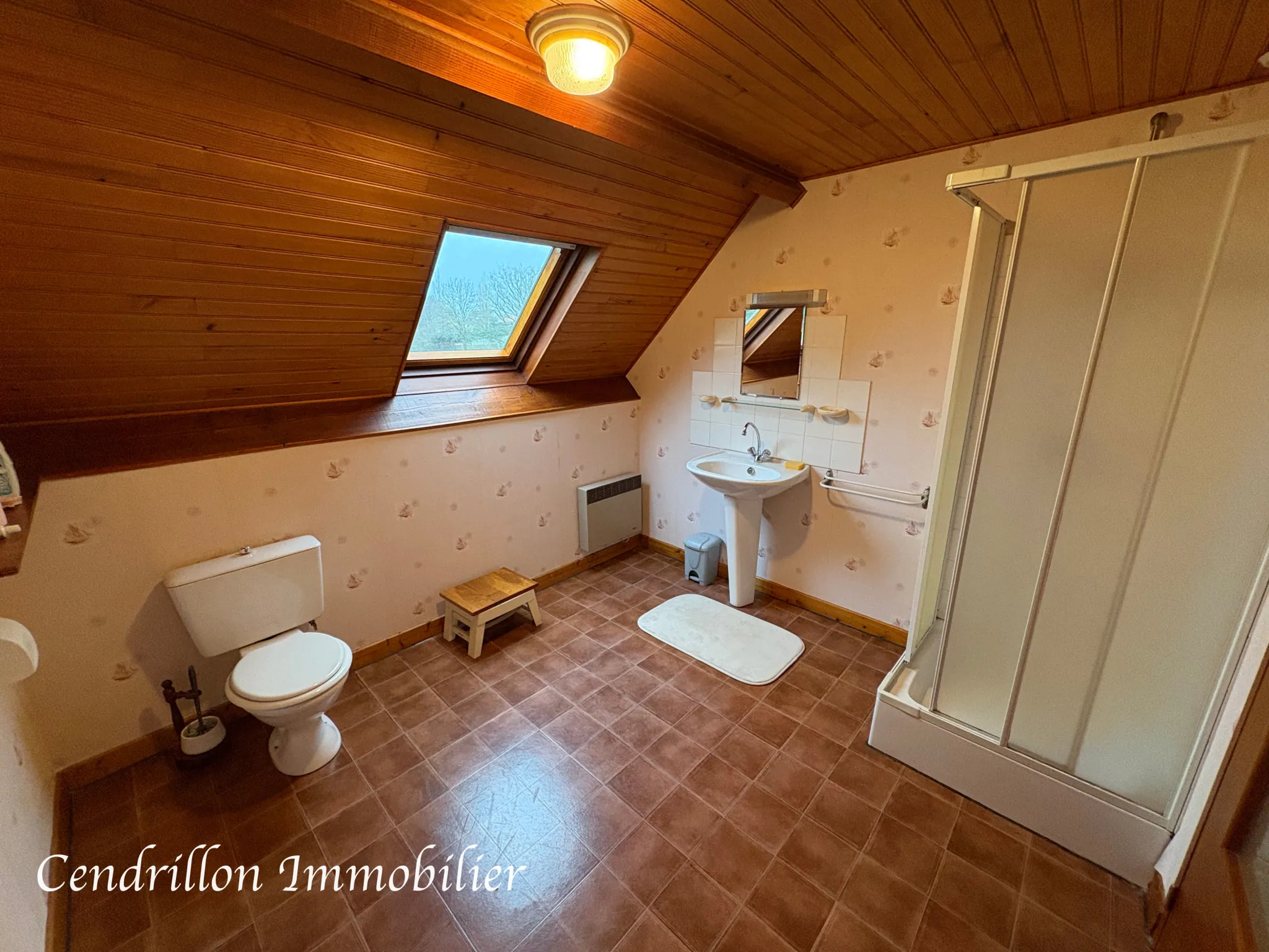 Maison de plain-pied avec 4 chambres, sous-sol et grand terrain à Masbaraud-Mérignat 