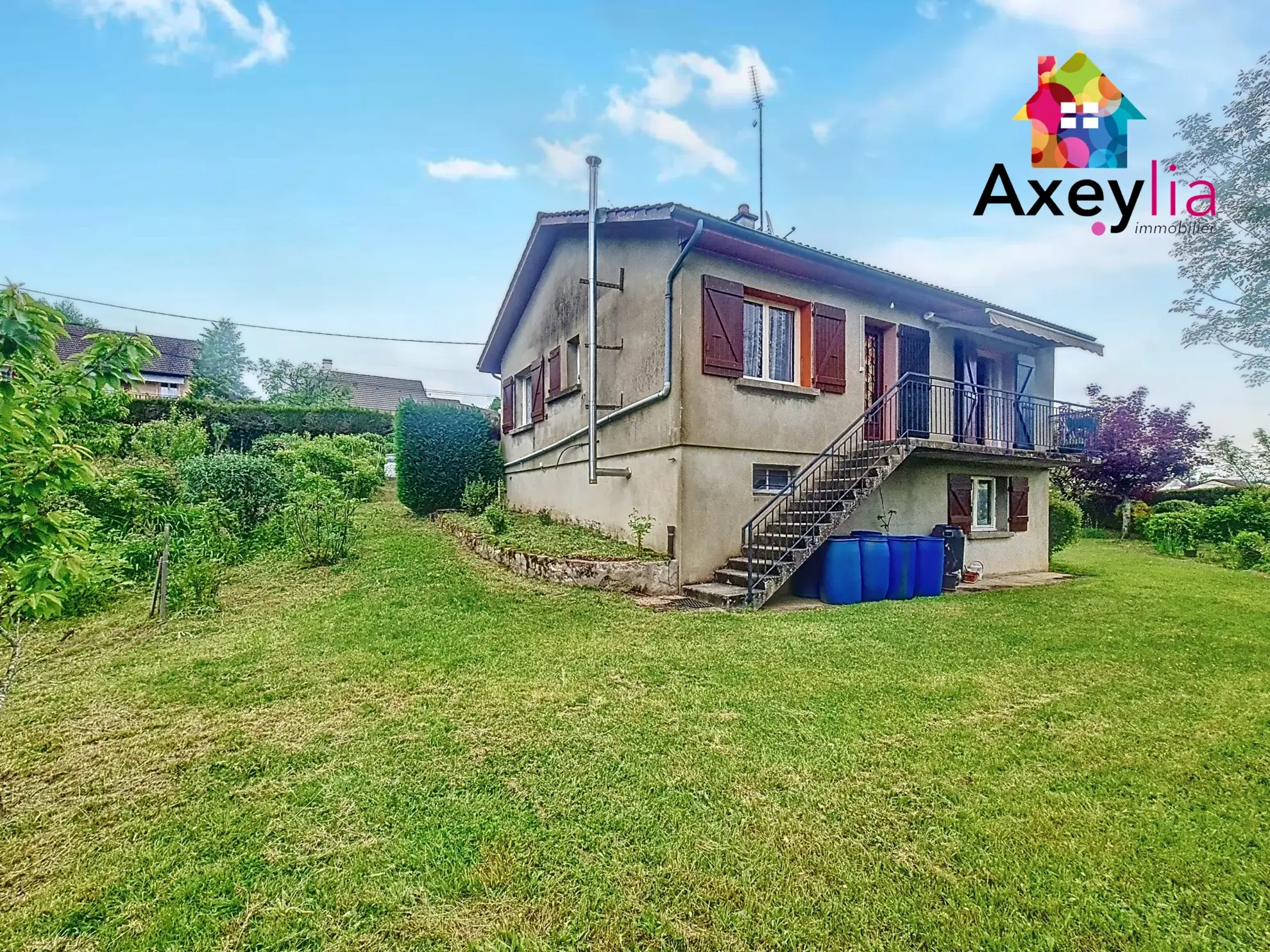 Maison à vendre à Varennes-sous-Dun, 84,73 m², terrain de 1377 m², garage et atelier