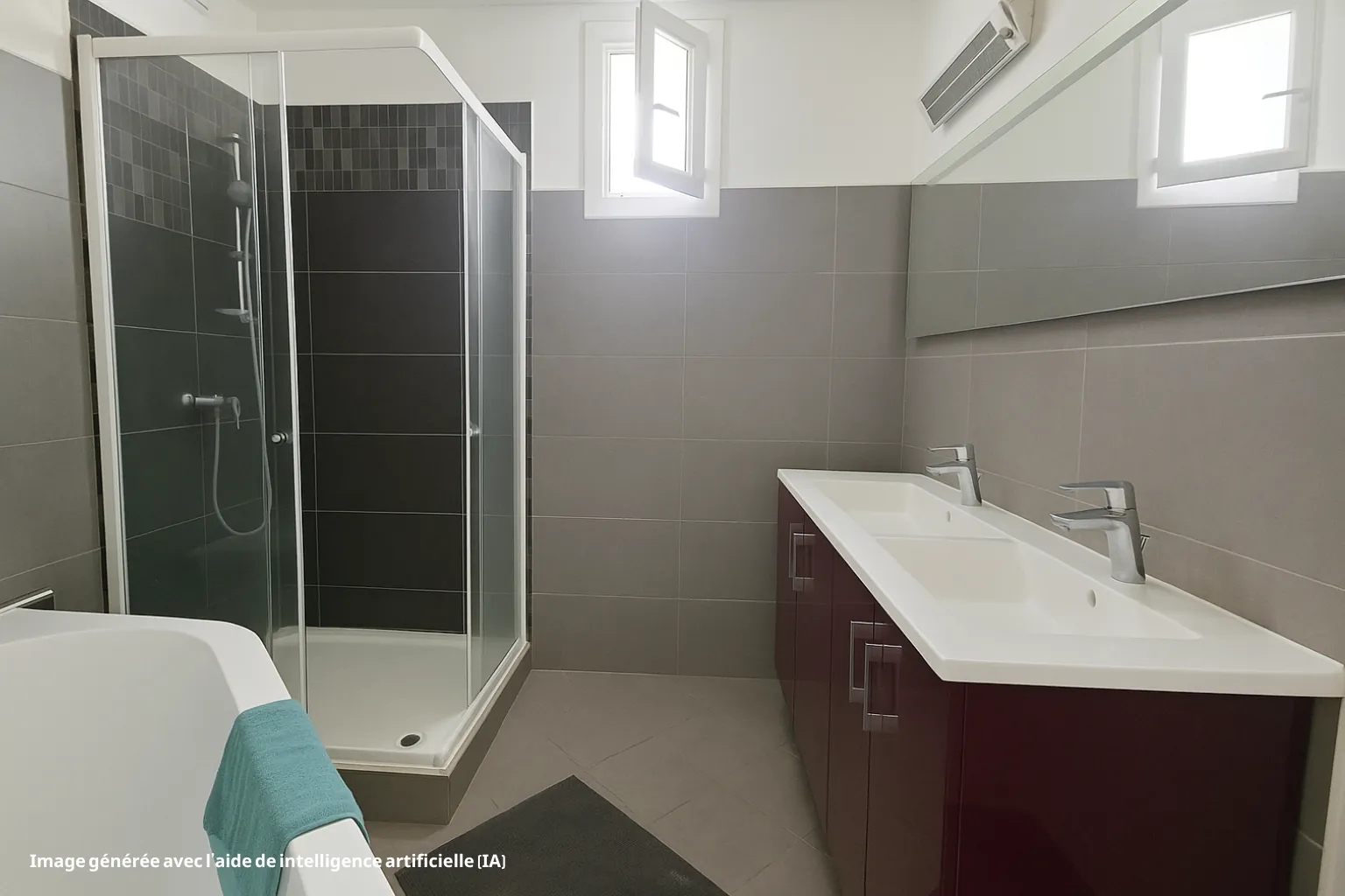 Maison spacieuse avec double balcon à Vias, 118 m² 