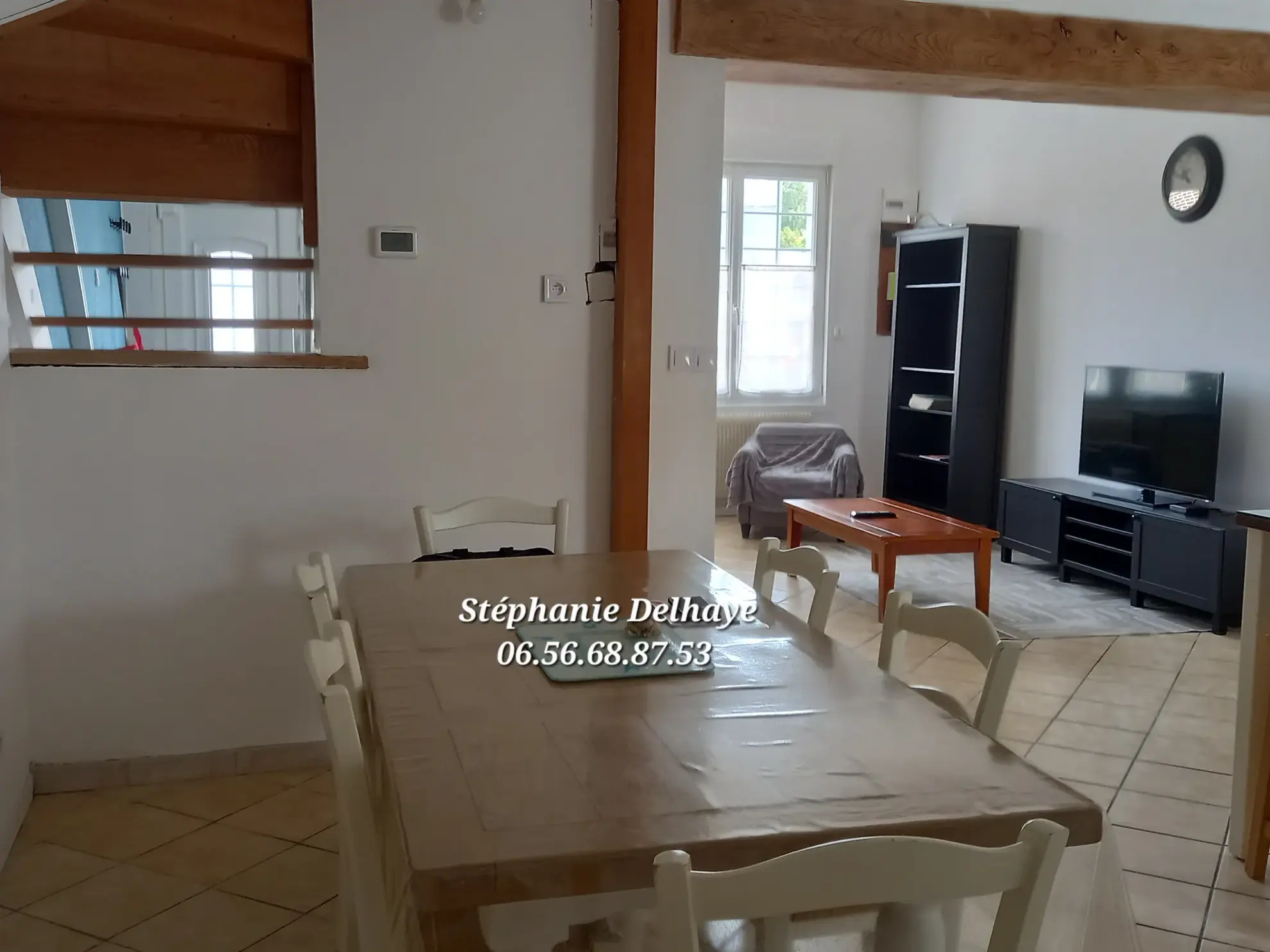 Belle maison de ville rénovée à Fruges avec 3 chambres et cour extérieure 