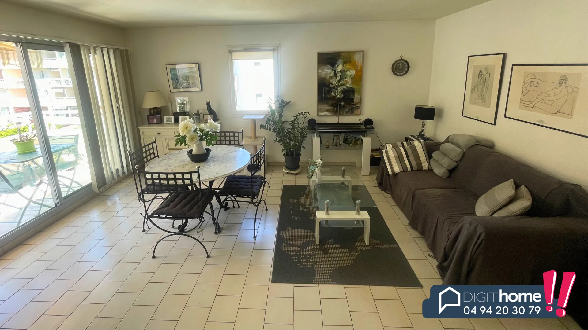 Appartement T2 avec terrasse, garage et Piscines à Cagnes-sur-Mer 