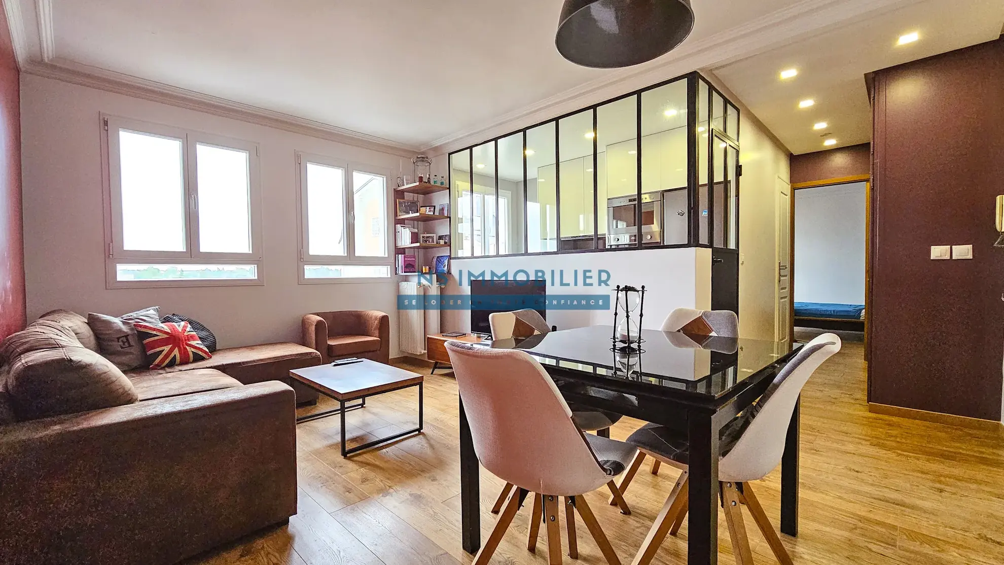 Bel appartement F2 de 45 m² à Sartrouville avec cave et balcon