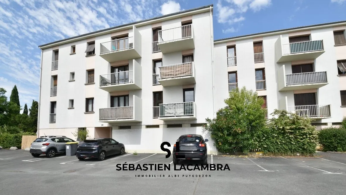 Studio à vendre avec balcon, parking et cave à Albi, secteur recherché 