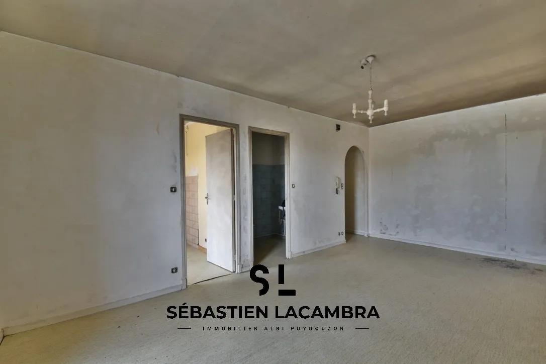 Studio à vendre avec balcon, parking et cave à Albi, secteur recherché 