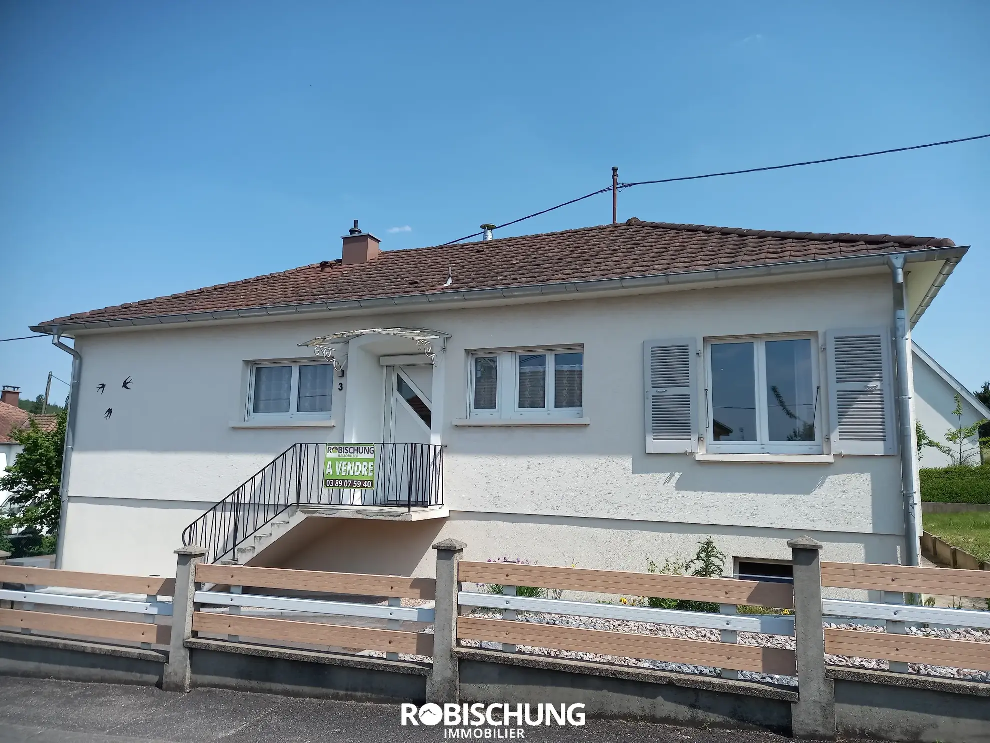 Maison de plain-pied à vendre à Hirsingue - 83 m² sur terrain de 595 m²