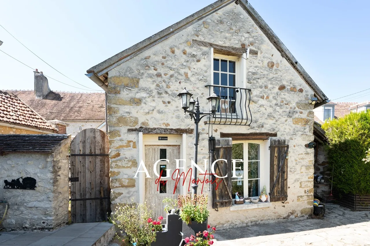 Charmante ferme en pierres avec piscine à Donnemarie-Dontilly, 5 chambres 