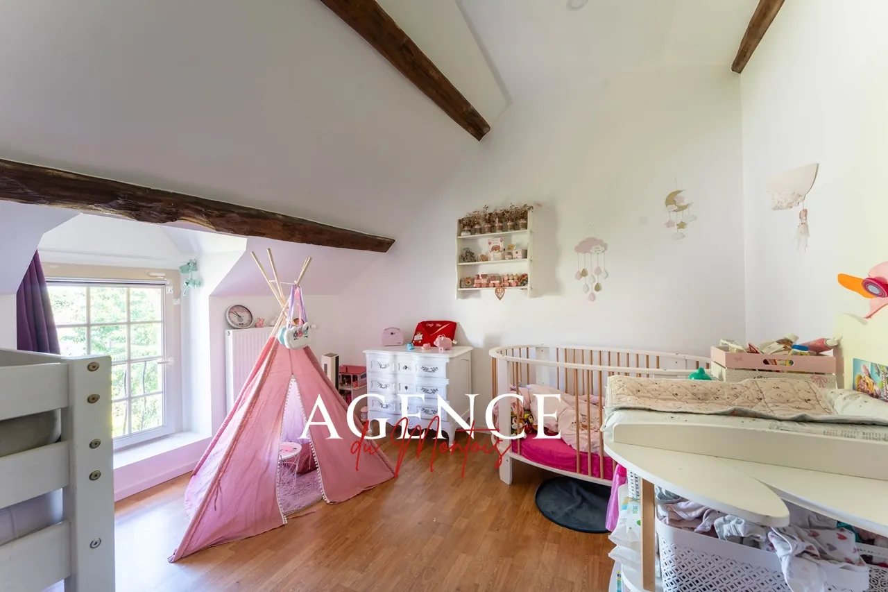 Charmante ferme en pierres avec piscine à Donnemarie-Dontilly, 5 chambres 