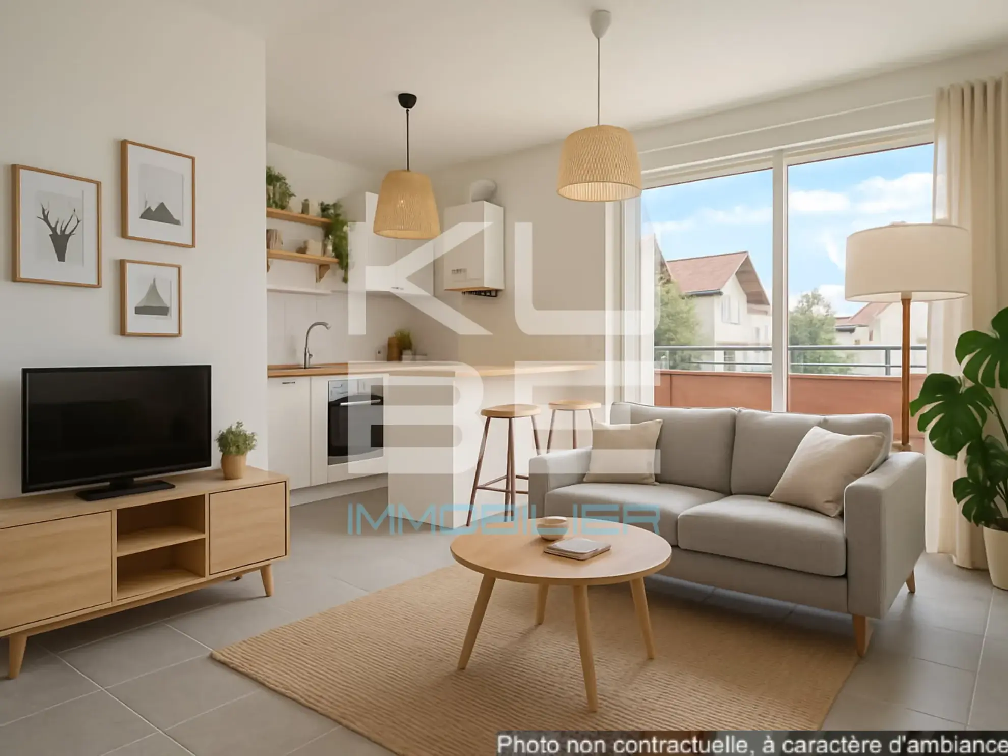 Appartement neuf 67 m² avec balcon à Norroy-le-Veneur (57140) - 3 pièces