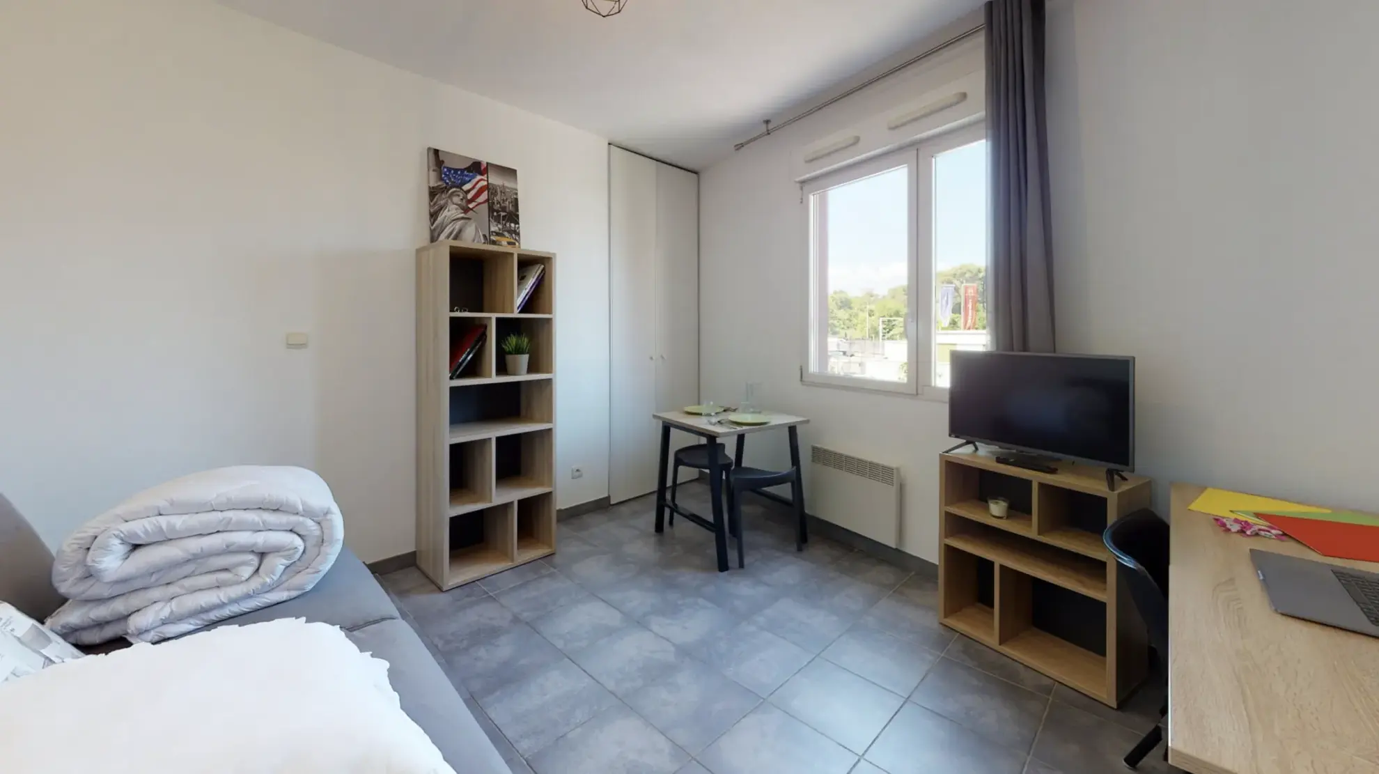 Studio à Montpellier de 23 m² près des facultés et tramway 