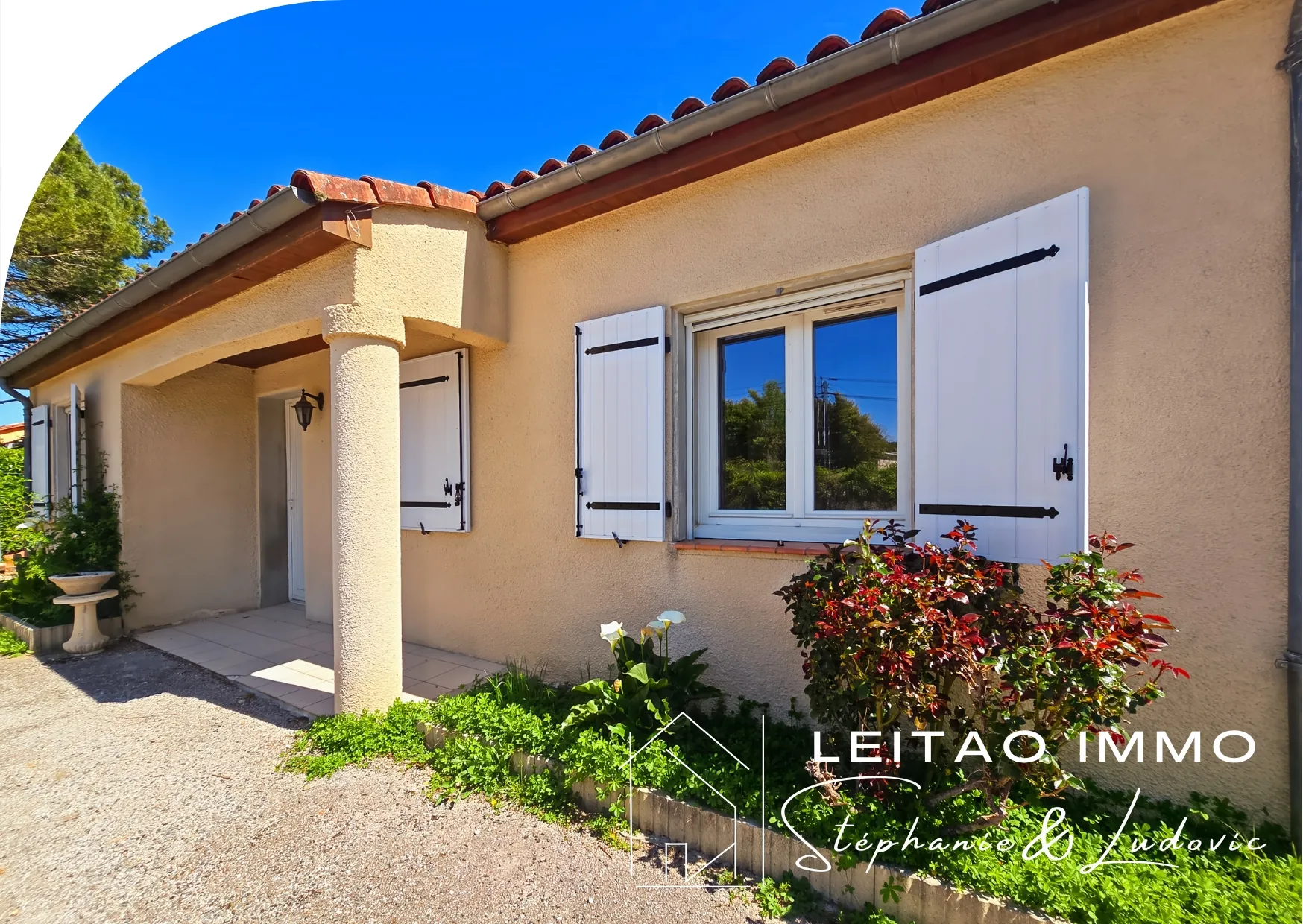 Maison individuelle 80 m² avec jardin et piscine à Busque