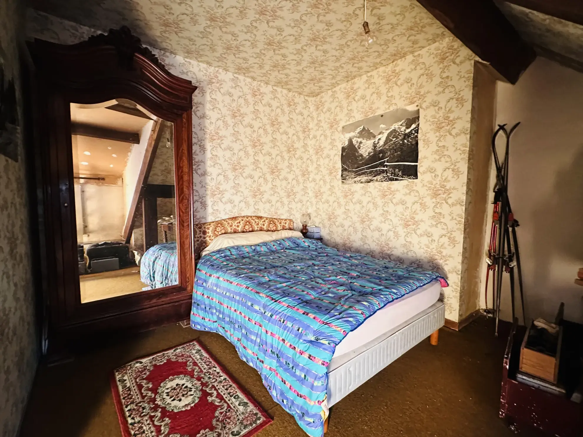 Maison ancienne avec grand terrain, garage et atelier à Auneau - Potentiel immobilier 