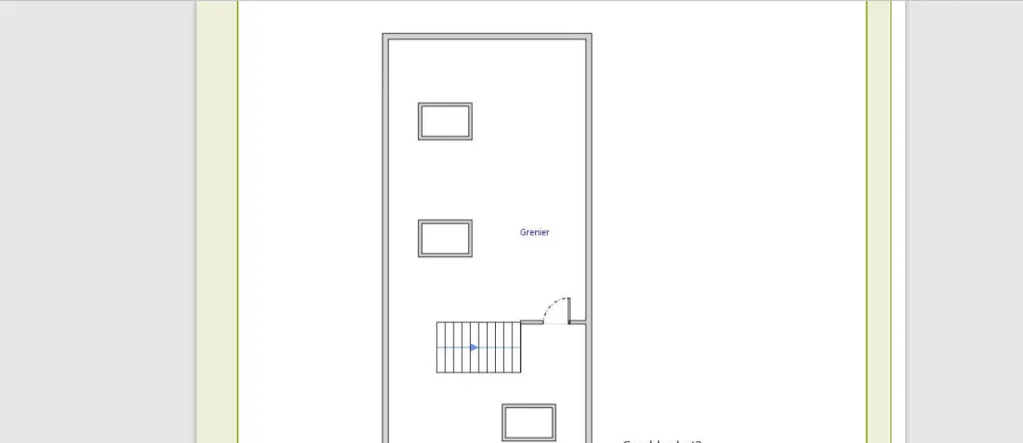 Maison de ville à rénover à Millau avec garage et jardin dans le centre-ville 