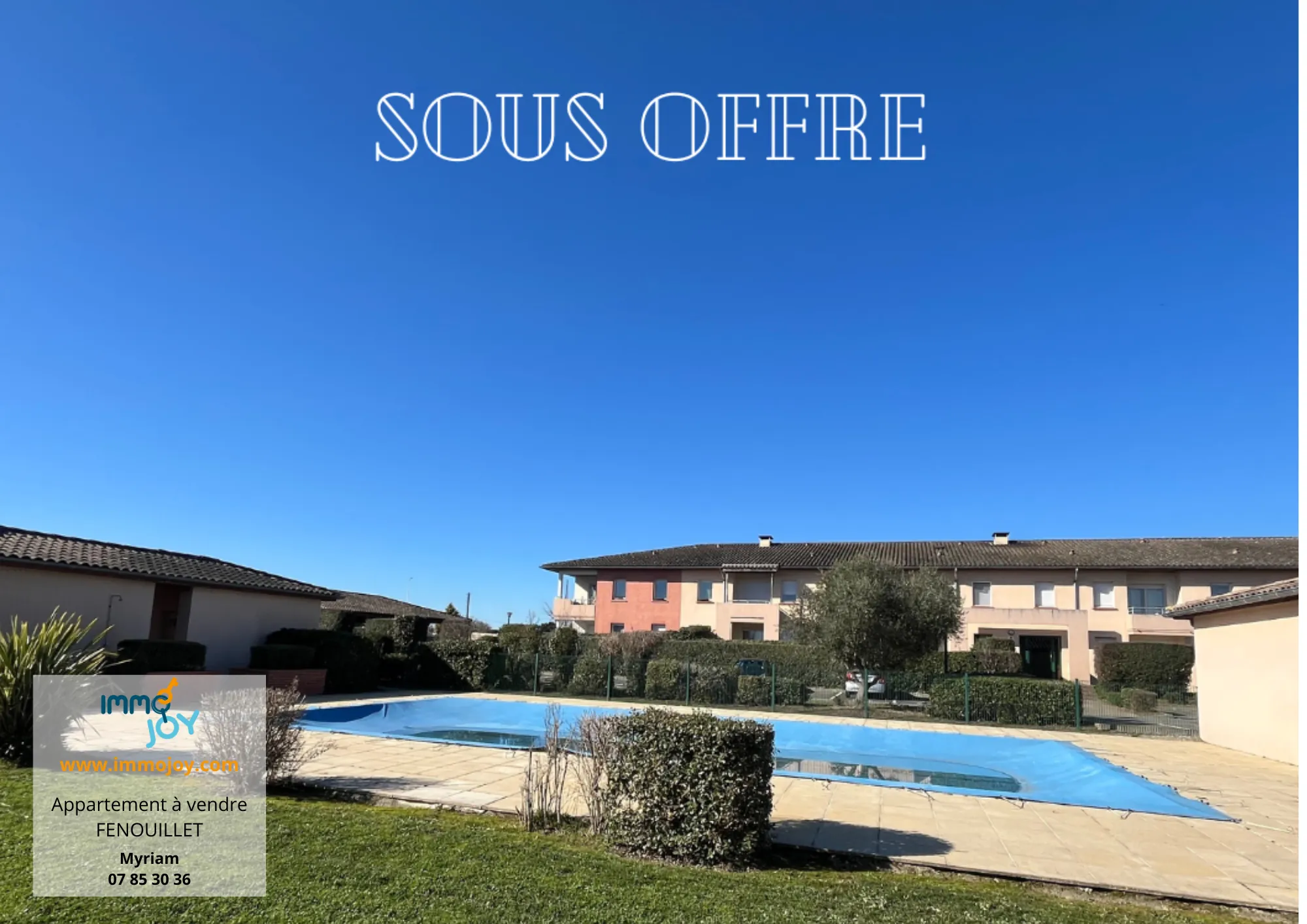 Appartement T2 avec terrasse et jardin à Fenouillet près de Toulouse 