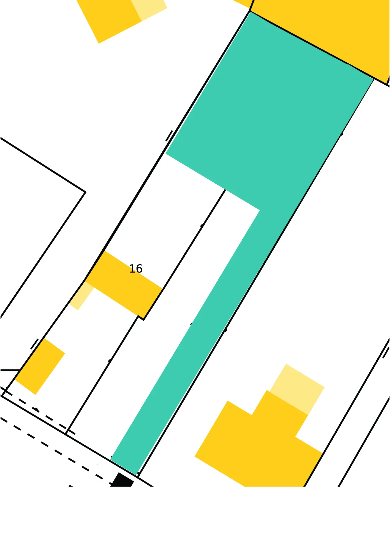 Terrain constructible de 526 m² à Lécousse, proche commodités
