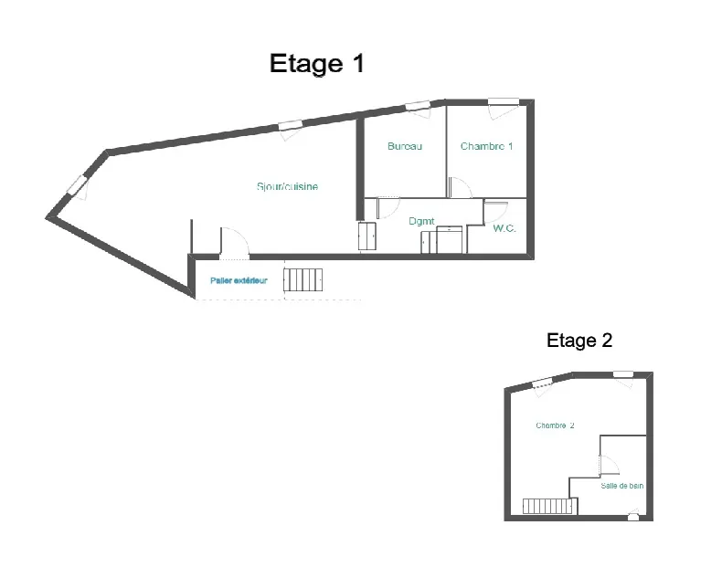 Charmant appartement duplex de 78,94 m² à Saint-Rome-de-Tarn 