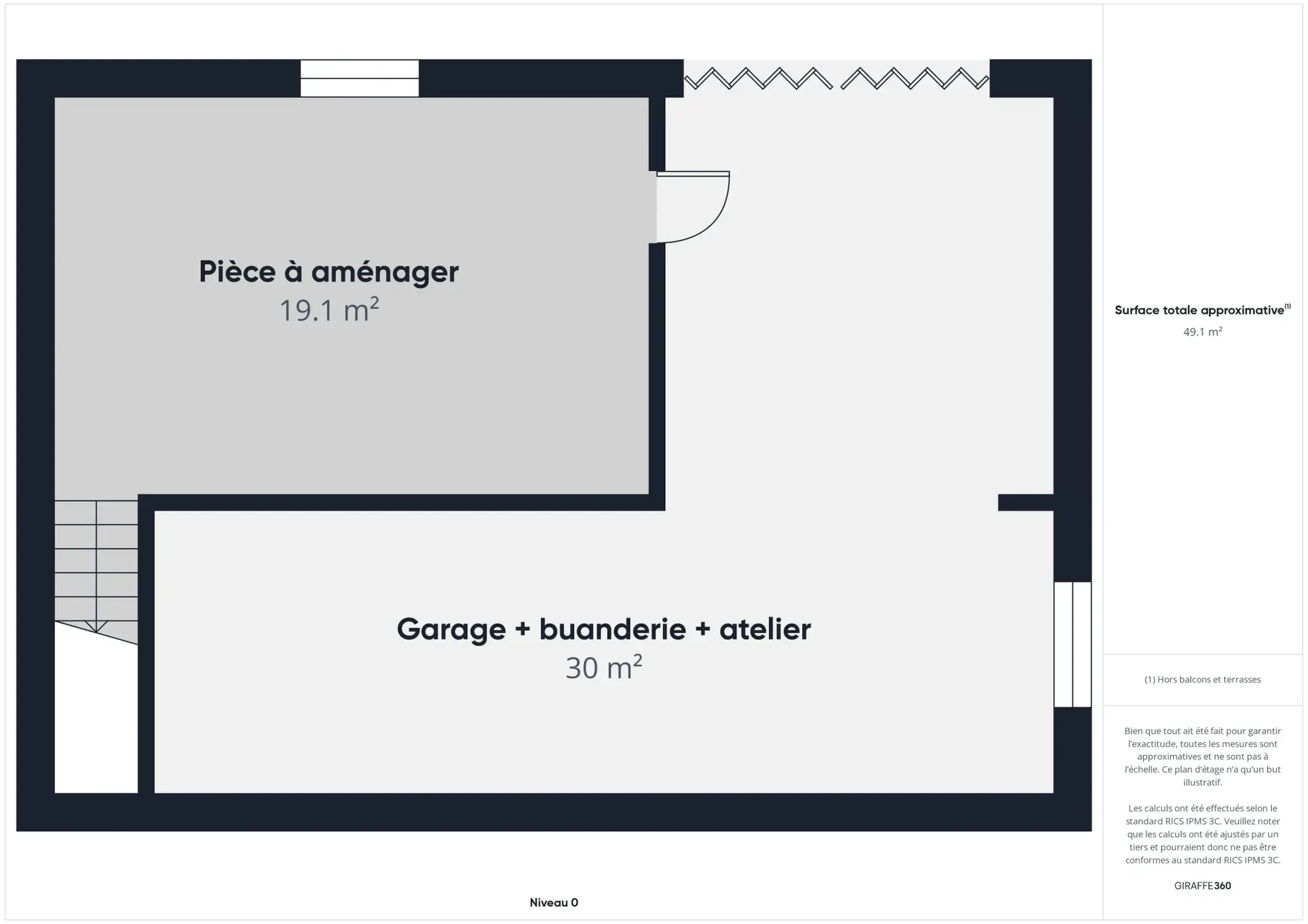 Maison lumineuse de 63m² avec sous-sol et terrain clos à Chatillon-sur-Loire 