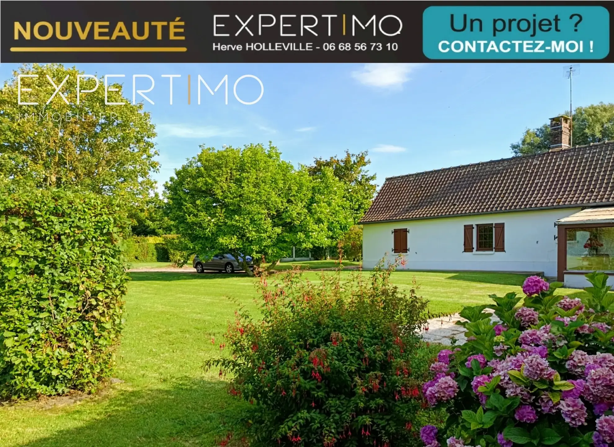 Longère de plain-pied à Forest Montiers proche Baie de Somme 