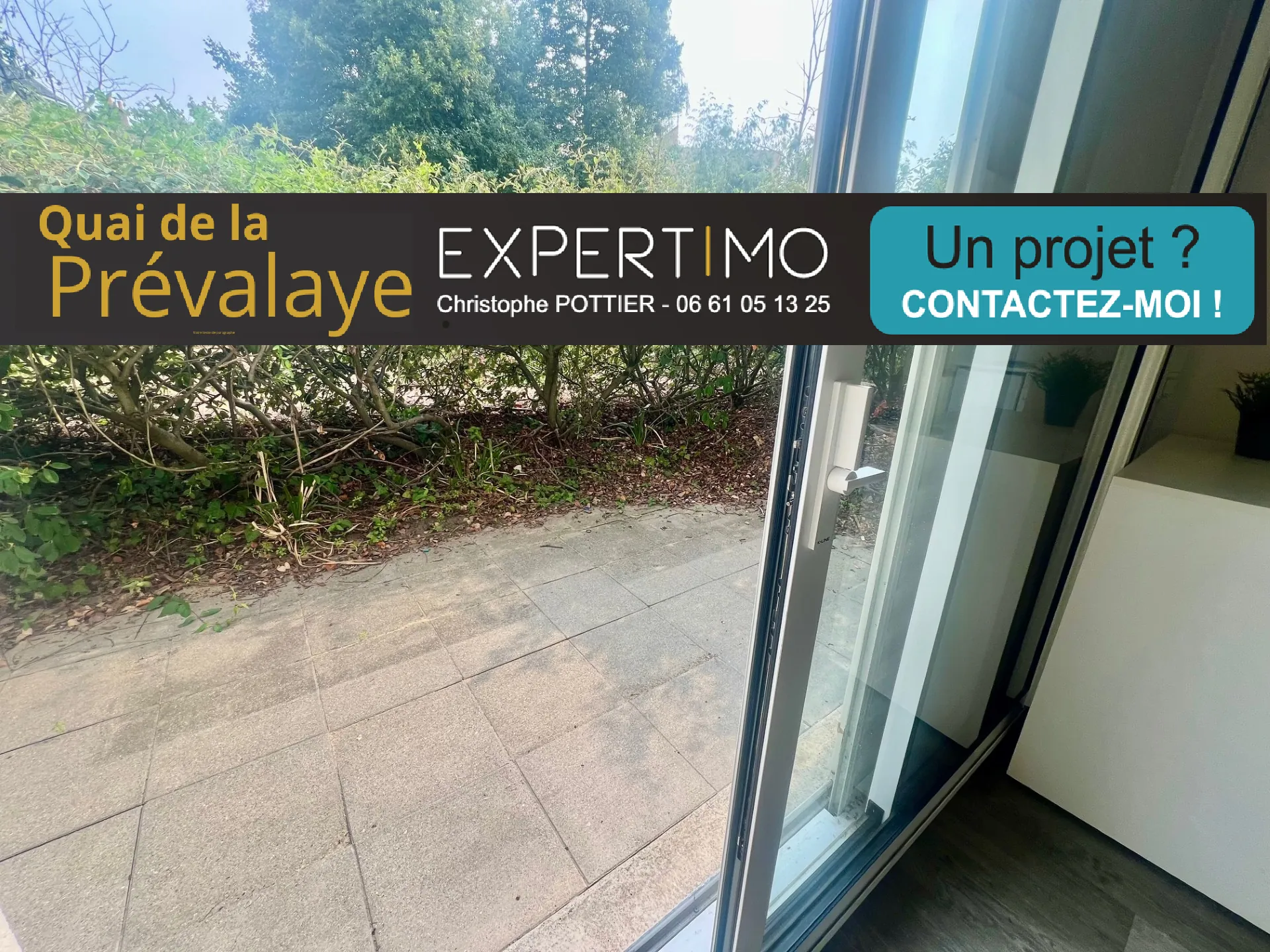 Studio 25,50 m² à Rennes Centre, Quai de la Prévalaye avec parking privé