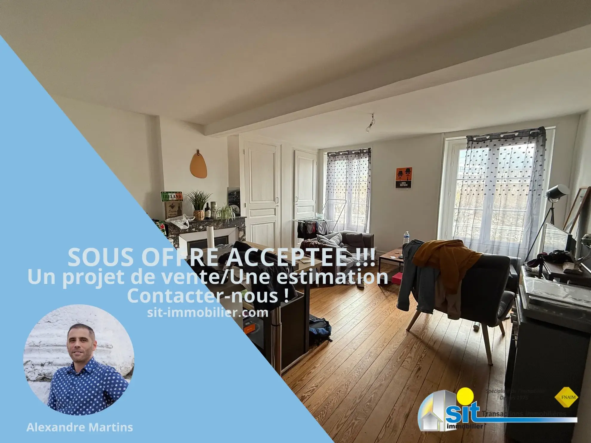 Investissement Appartement 2 pièces à Vienne, centre-ville, 35 m² rénové en 2022 