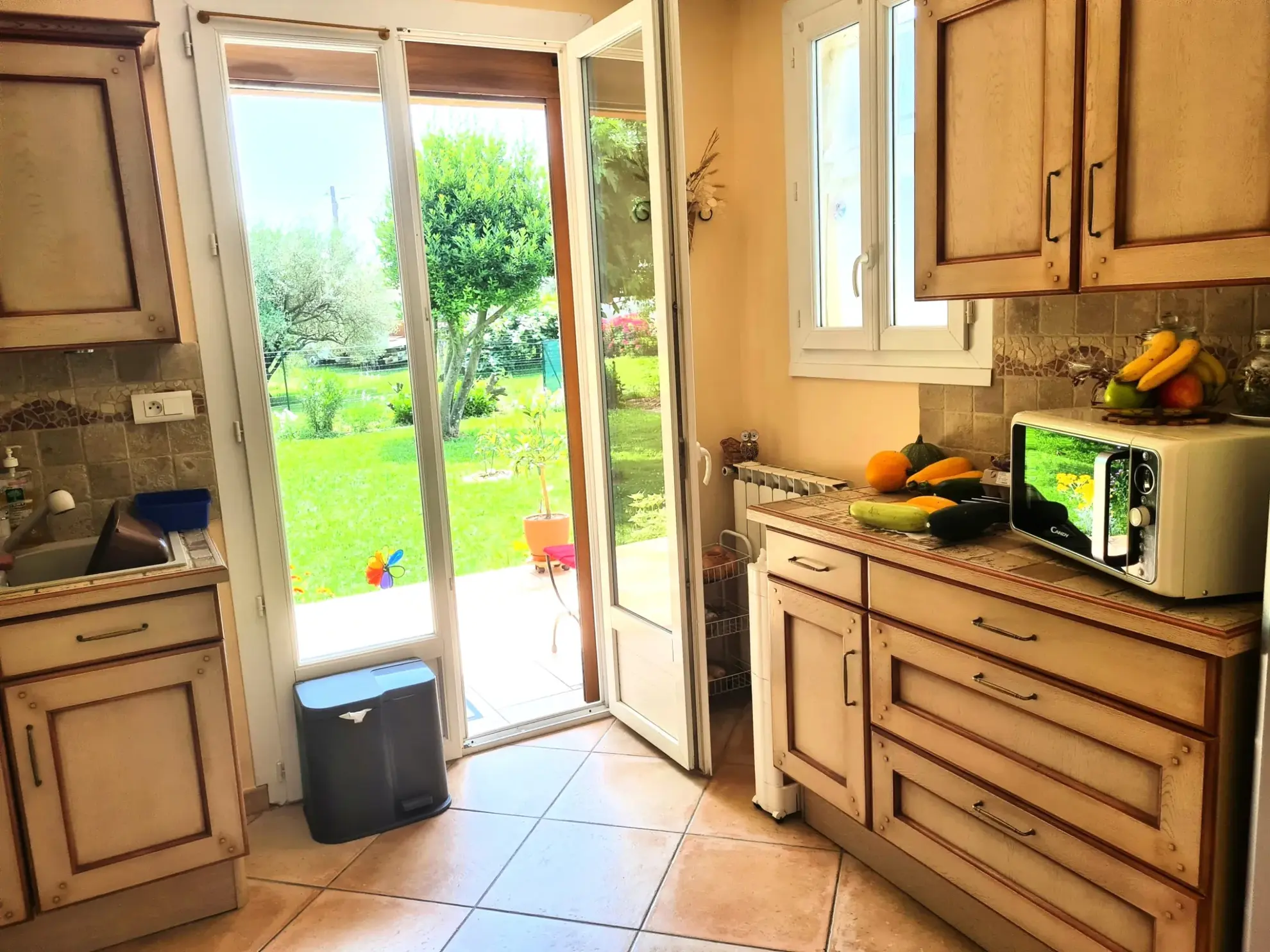 Maison de plain-pied avec grand terrain à Alès, proche centre-ville 