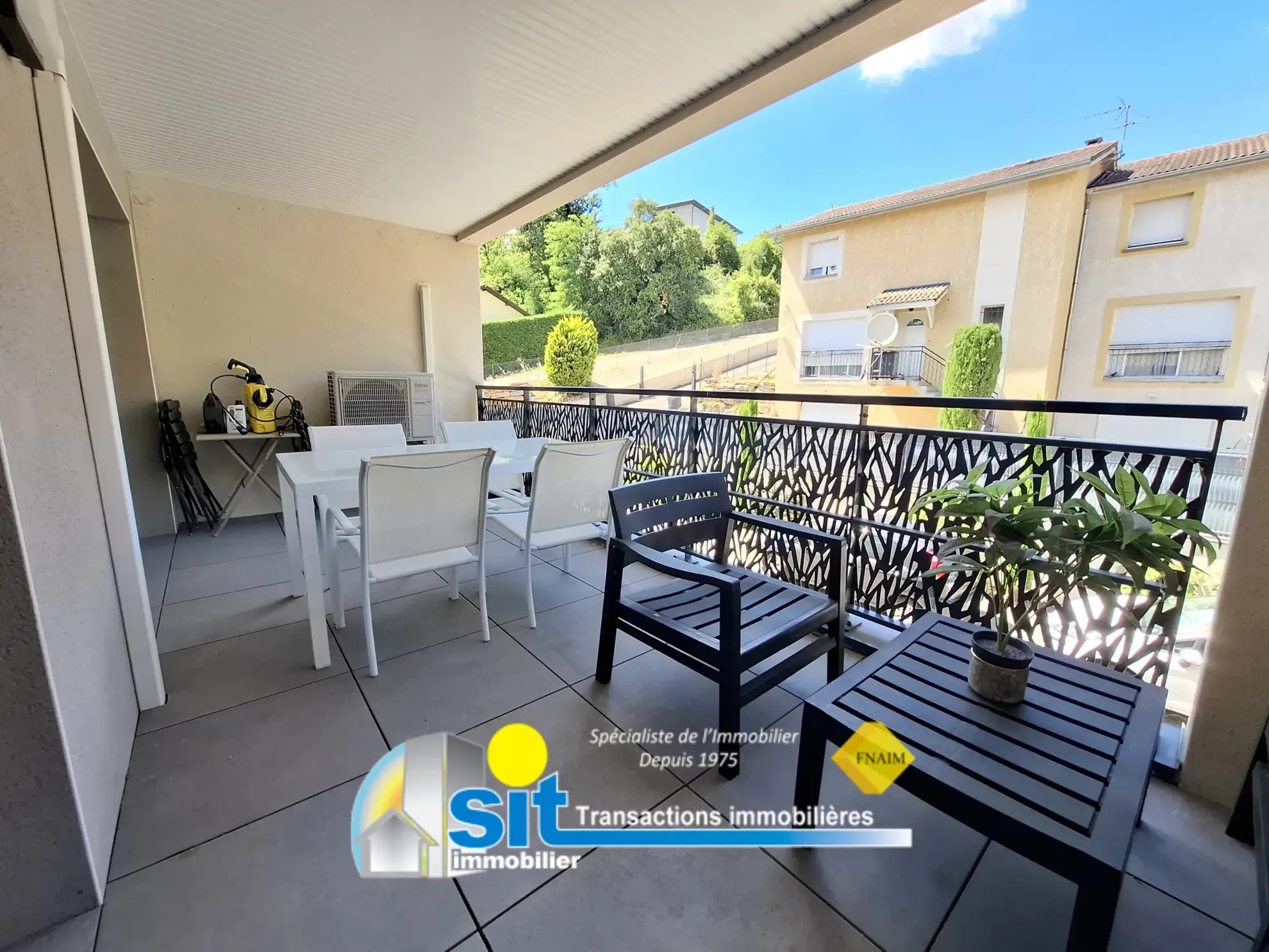 Appartement 3 pièces avec terrasse et garage double à Vienne (38200) 